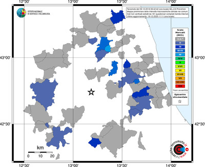 Mappa MCS - territori comuni