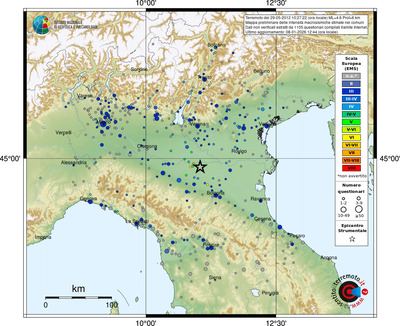 Mappa EMS - comuni