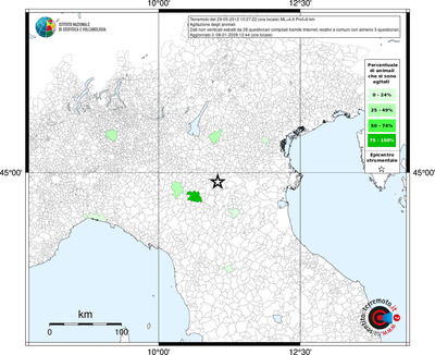 Mappa territorio comunale con almeno 3 questionari