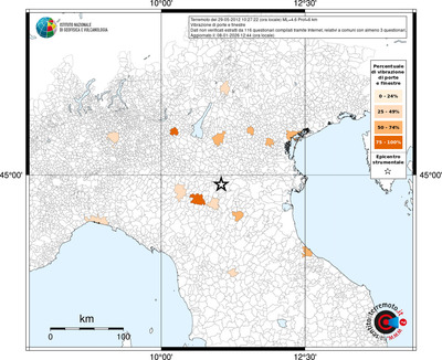 Mappa territorio comunale con almeno 3 questionari