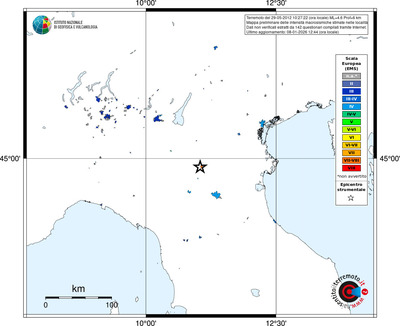 Mappa EMS - territori località