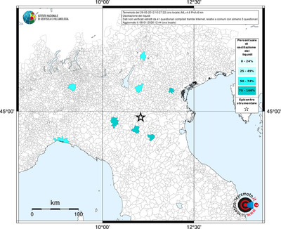Mappa territorio comunale con almeno 3 questionari