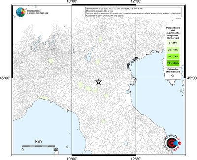Mappa territorio comunale con almeno 3 questionari