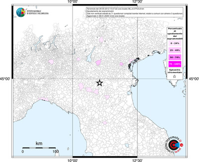 Mappa territorio comunale con almeno 3 questionari