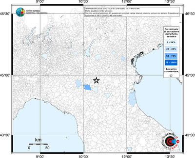 Mappa territorio comunale con almeno 3 questionari