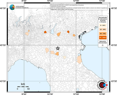 Mappa territorio comunale con almeno 3 questionari