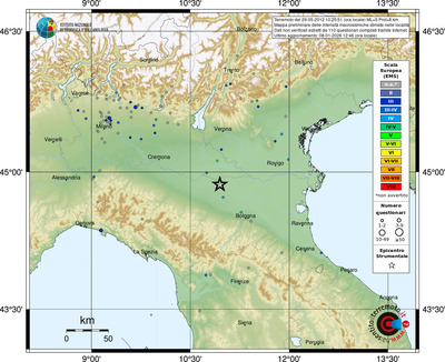 Mappa EMS - località