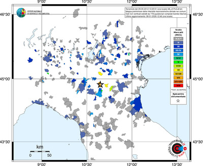 Mappa MCS - territori comuni
