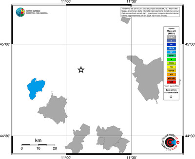 Mappa MCS - territori comuni