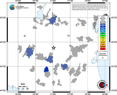 Mappa MCS - territori comuni