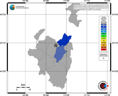 Mappa MCS - territori comuni