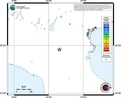 Mappa EMS - territori località