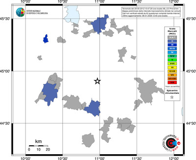 Mappa MCS - territori comuni