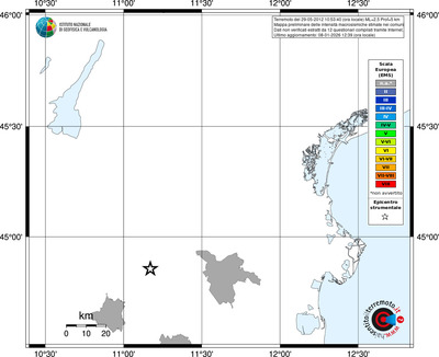 Mappa EMS - territori comuni