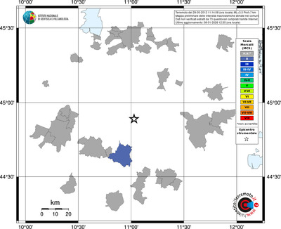 Mappa MCS - territori comuni