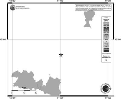 Mappa EMS - territori comuni