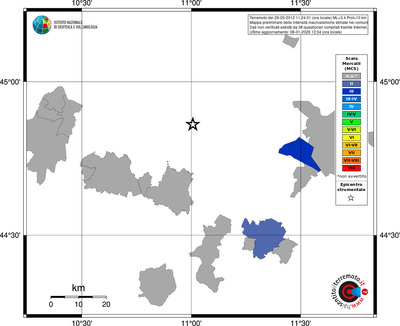 Mappa MCS - territori comuni