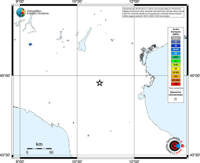 Mappa EMS - territori località