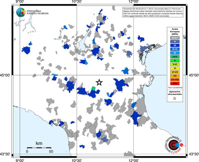 Mappa EMS - territori comuni