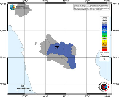 Mappa MCS - territori comuni