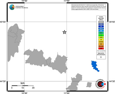Mappa MCS - territori comuni