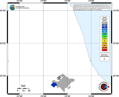 Mappa MCS - territori comuni