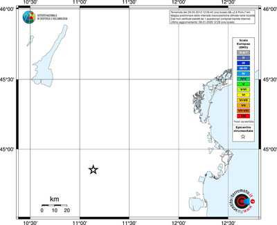 Mappa EMS - territori località