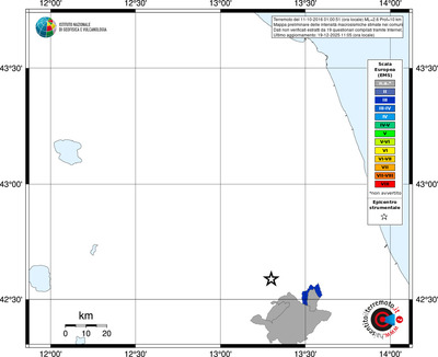 Mappa EMS - territori comuni