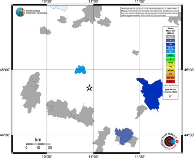 Mappa MCS - territori comuni