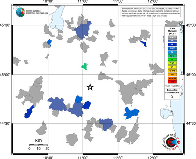 Mappa MCS - territori comuni
