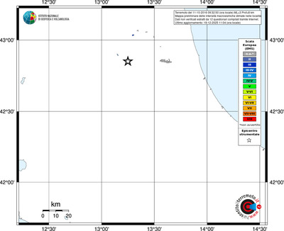 Mappa EMS - territori località