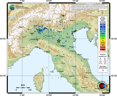 Mappa EMS - località