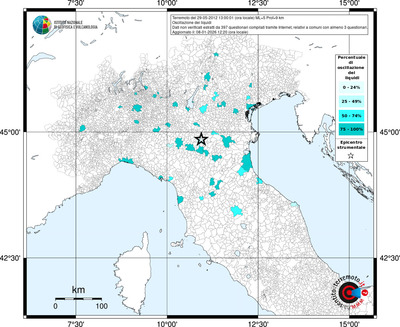 Mappa territorio comunale con almeno 3 questionari