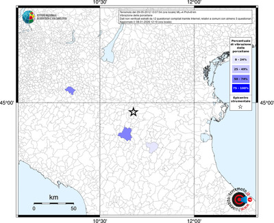 Mappa territorio comunale con almeno 3 questionari