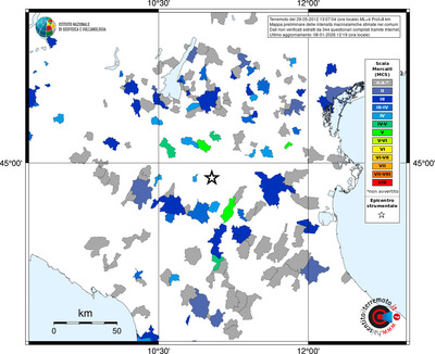 Mappa MCS - territori comuni
