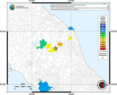 Mappa MCS riferita ai limiti comunali