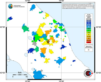 Mappa EMS - territori comuni