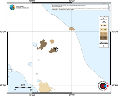Mappa territorio comunale con almeno 3 questionari