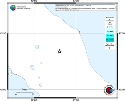 Mappa territorio comunale con almeno 3 questionari