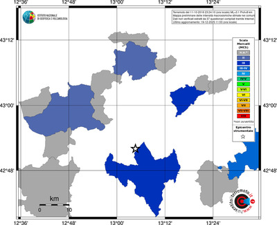 Mappa MCS - territori comuni