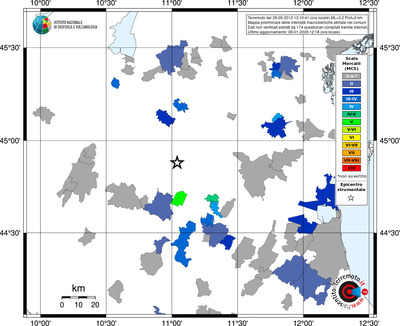 Mappa MCS - territori comuni