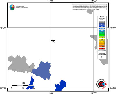 Mappa MCS - territori comuni