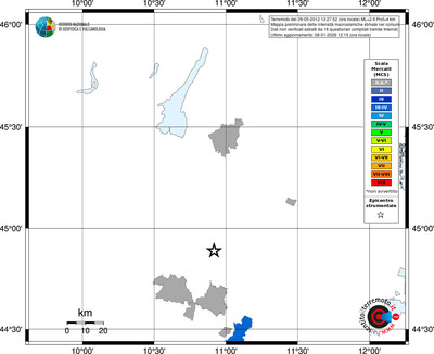 Mappa MCS - territori comuni