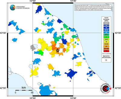 Mappa EMS - territori comuni