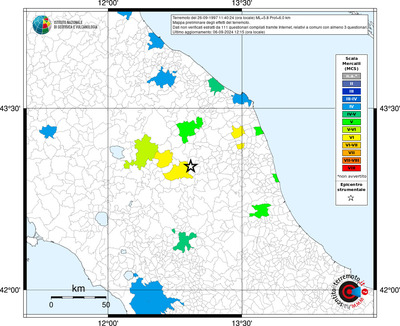 Mappa MCS riferita ai limiti comunali