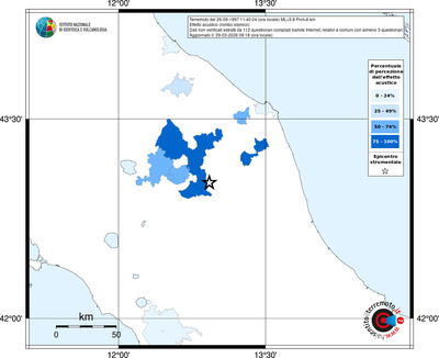 Mappa territorio comunale con almeno 3 questionari
