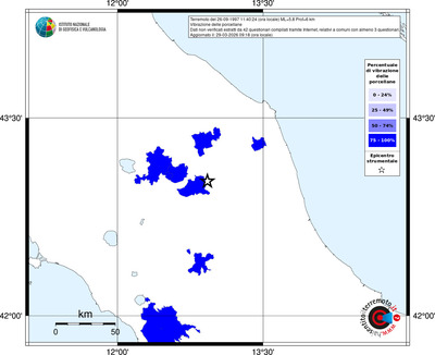Mappa territorio comunale con almeno 3 questionari