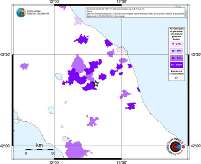 Mappa territorio comunale con almeno 3 questionari