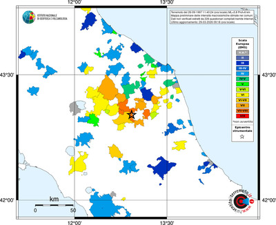 Mappa EMS - territori comuni