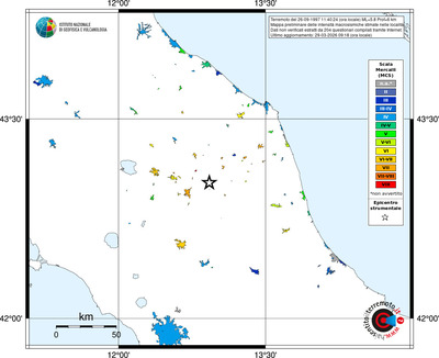 Mappa MCS - territori località
